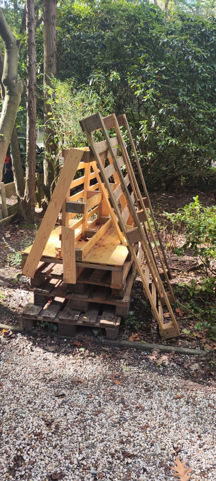 Gratis pallets / haardhout / brandhout, Minder dan 3 m³, Ophalen