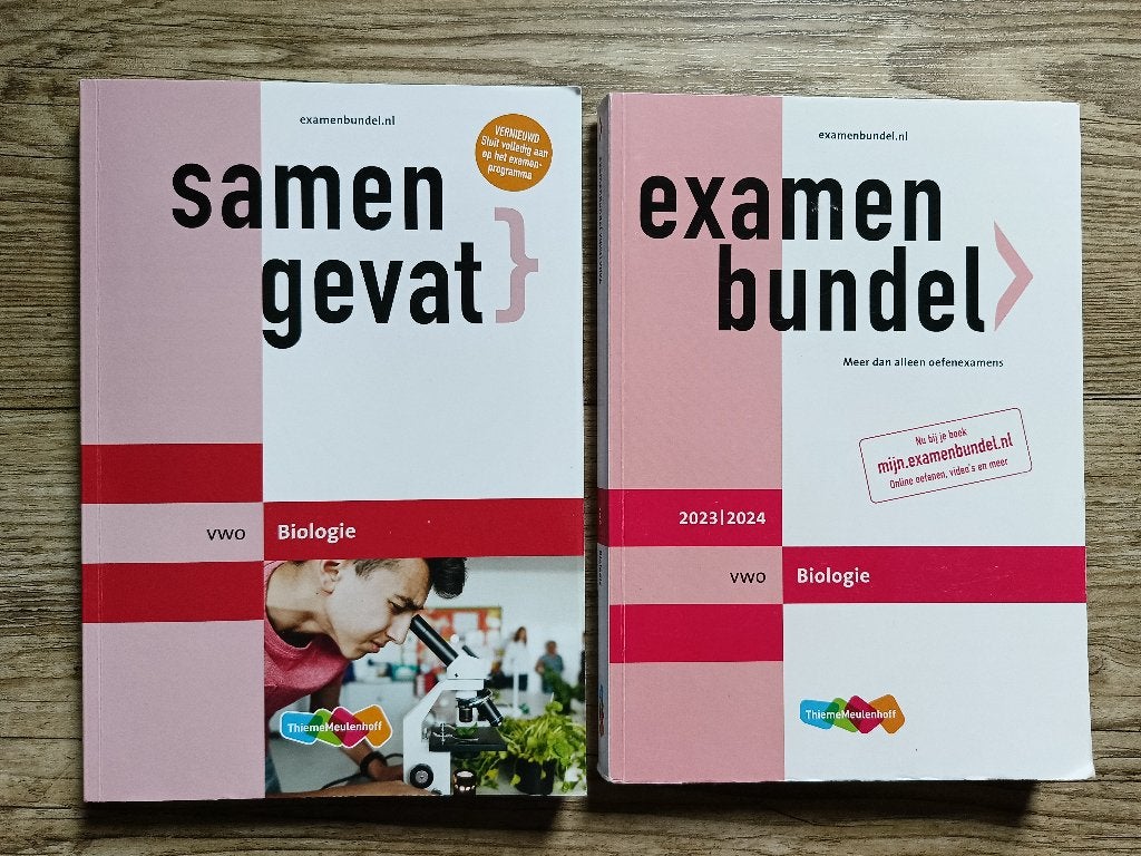 Samengevat en examenbundel biologie vwo, Boeken, Schoolboeken, Ophalen of Verzenden, Zo goed als nieuw, VWO, Biologie