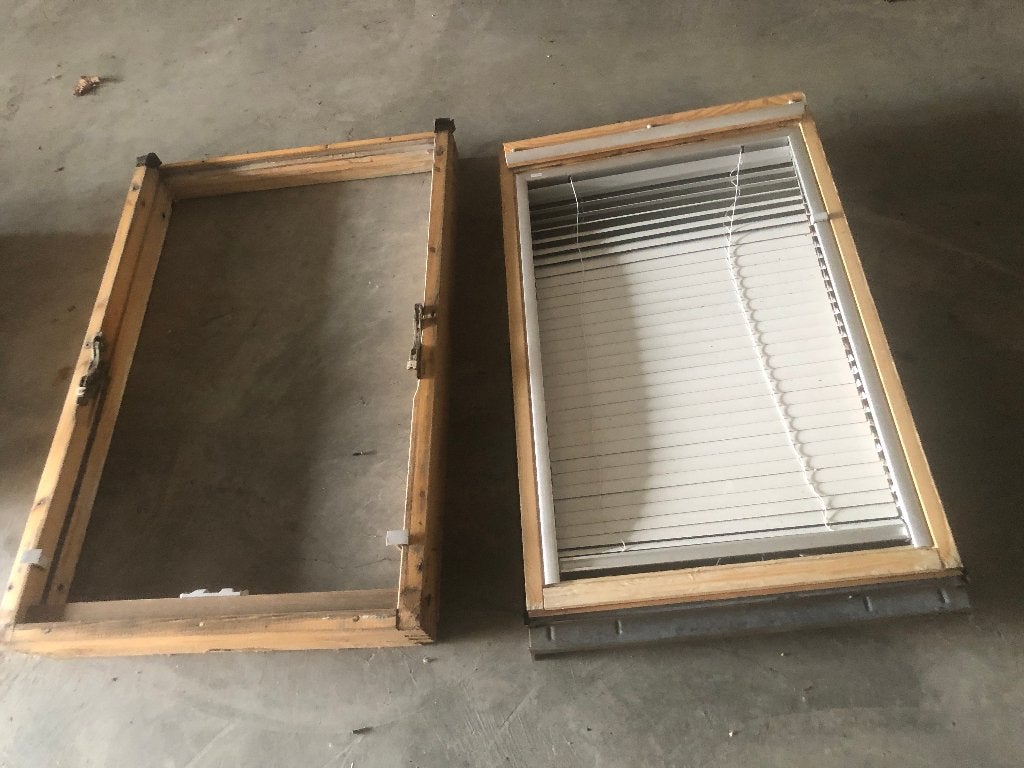 Velux dakraam met gootstukken, Ophalen, Gebruikt, 80 tot 120 cm, 80 tot 120 cm