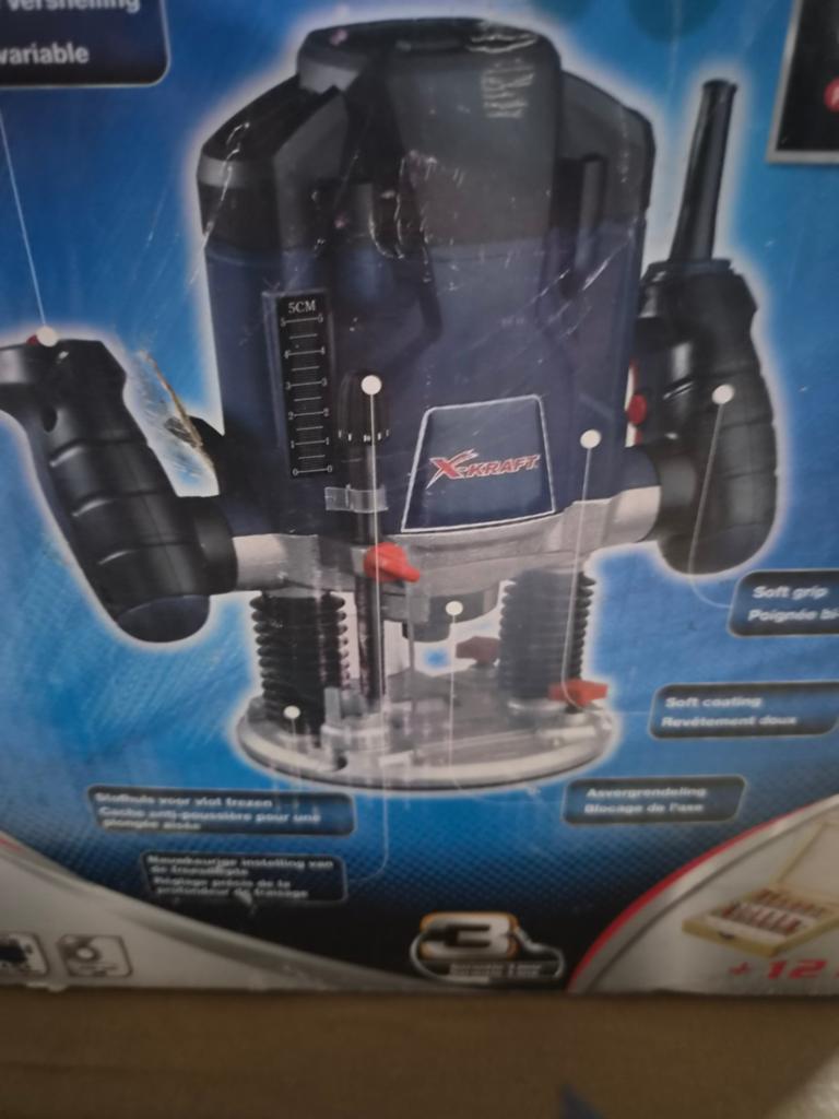 X-KRAFT Bovenfrees 1200W - Nieuw in doos, Ophalen, Nieuw, Bovenfrees, X-KRAFT