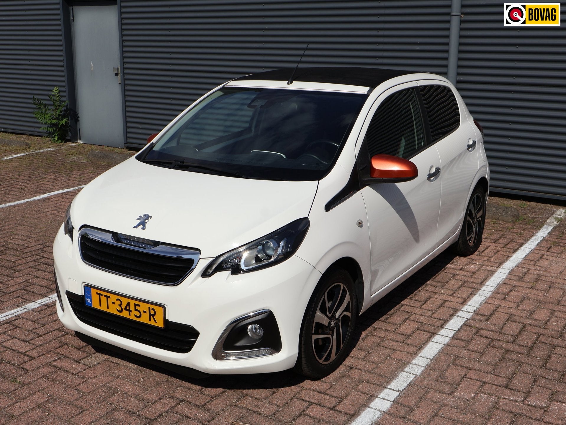 Peugeot 108 1.2 Puretech TOP! Roland Garros Addap. Cruise Ke, Auto's, Voorwielaandrijving, Stof, Gebruikt, Euro 6