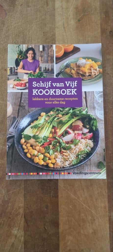 Schijf van Vijf Kookboek - Voedingscentrum, Boeken, Hoofdgerechten, Ophalen of Verzenden, Zo goed als nieuw, Voedingscentrum
