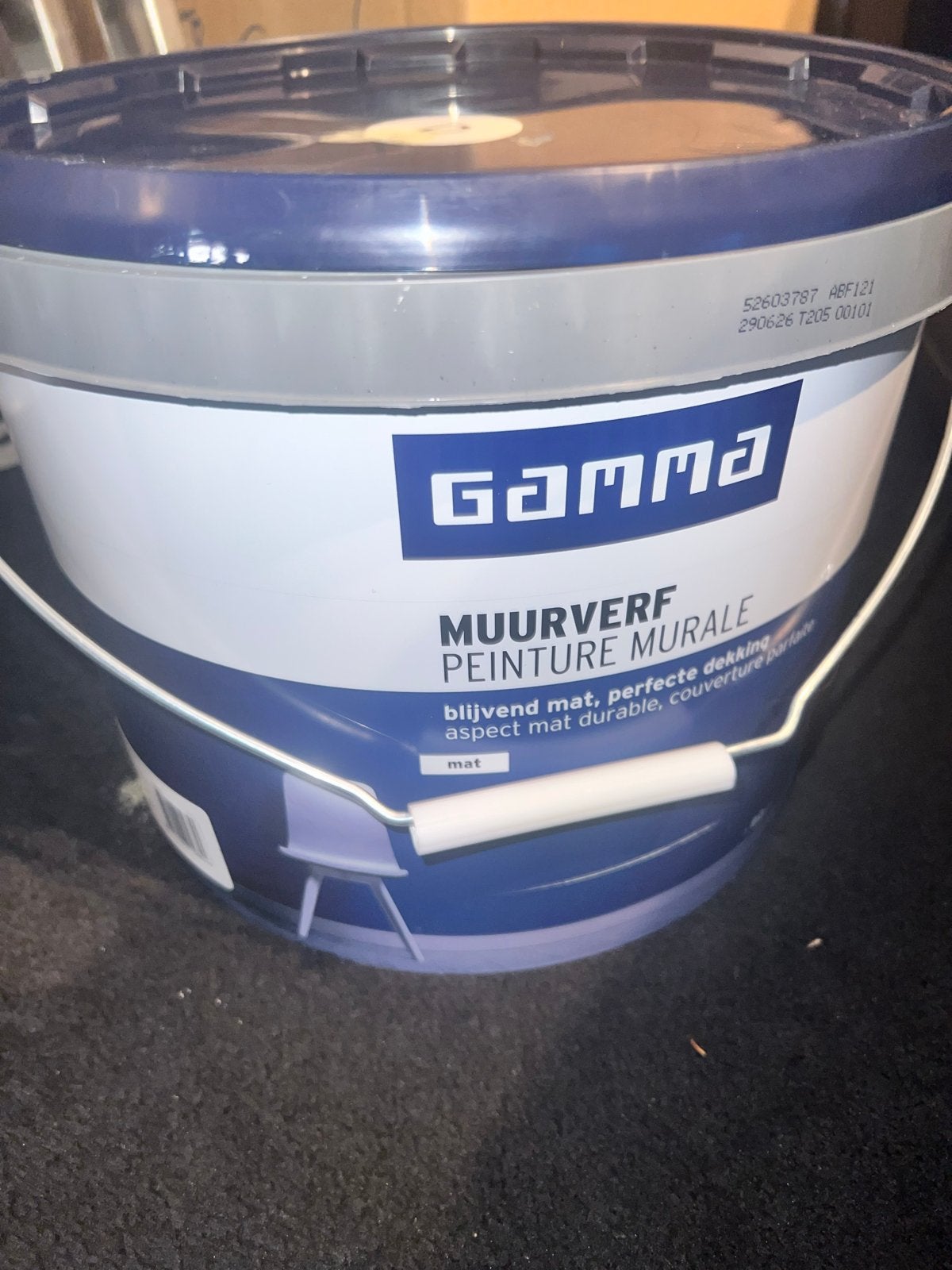 GAMMA Muurverf Binnenverf Mat - Beige/Lichtbruin, Ophalen, Gebruikt, 5 tot 10 liter, Beige