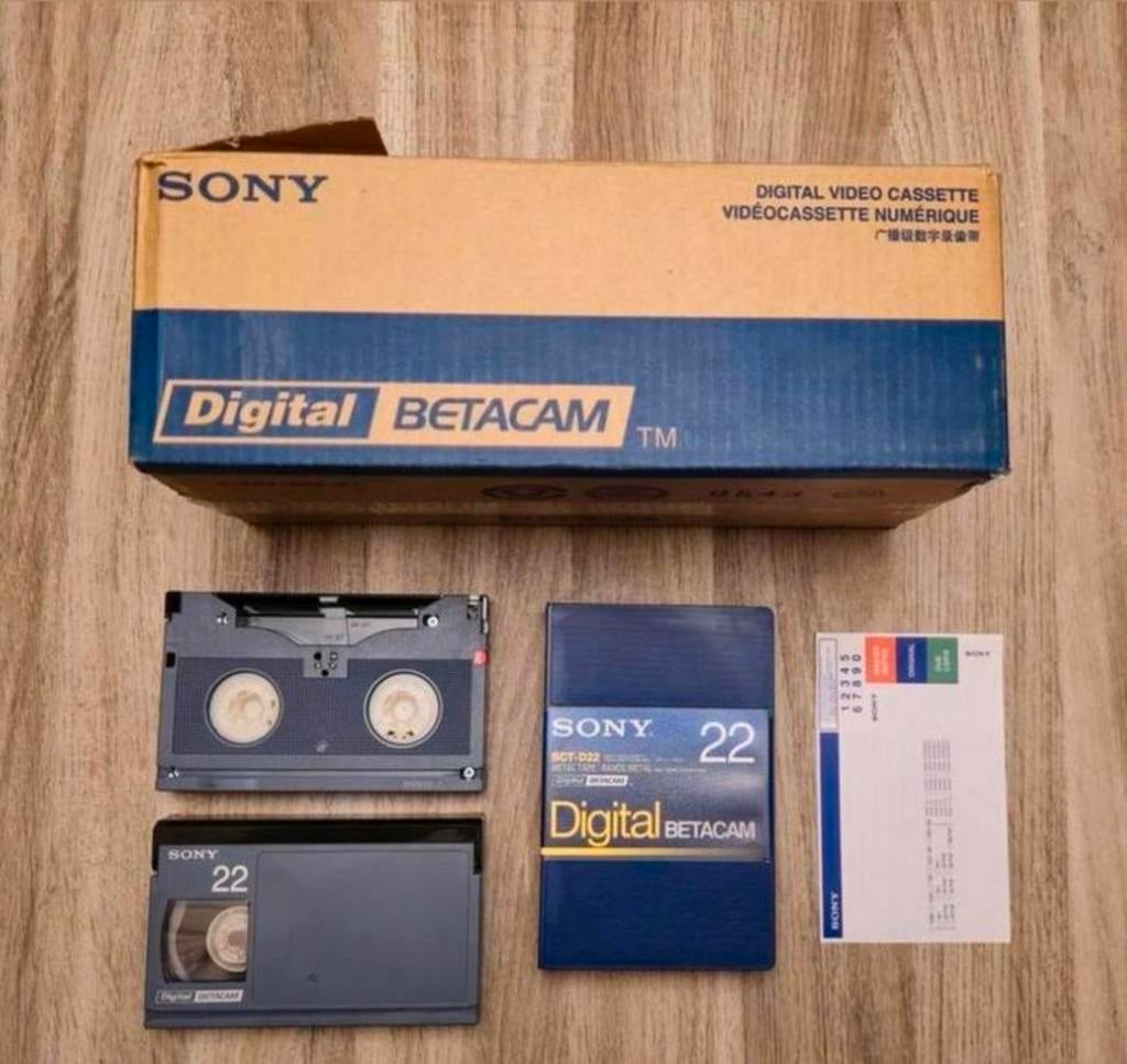Nieuwe Sony Professionelere Broadcast Digital Betacam 22 min, Audio, Tv en Foto, Videospelers, Ophalen of Verzenden, Nieuw, Videoband