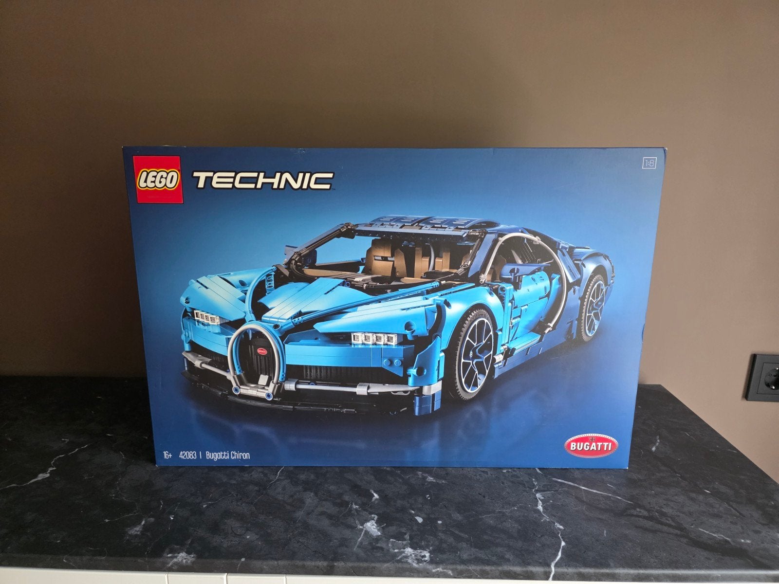 LEGO Technic 42083 - 1:8 - Bugatti Chiron, Ophalen of Verzenden, Zo goed als nieuw, Overige merken