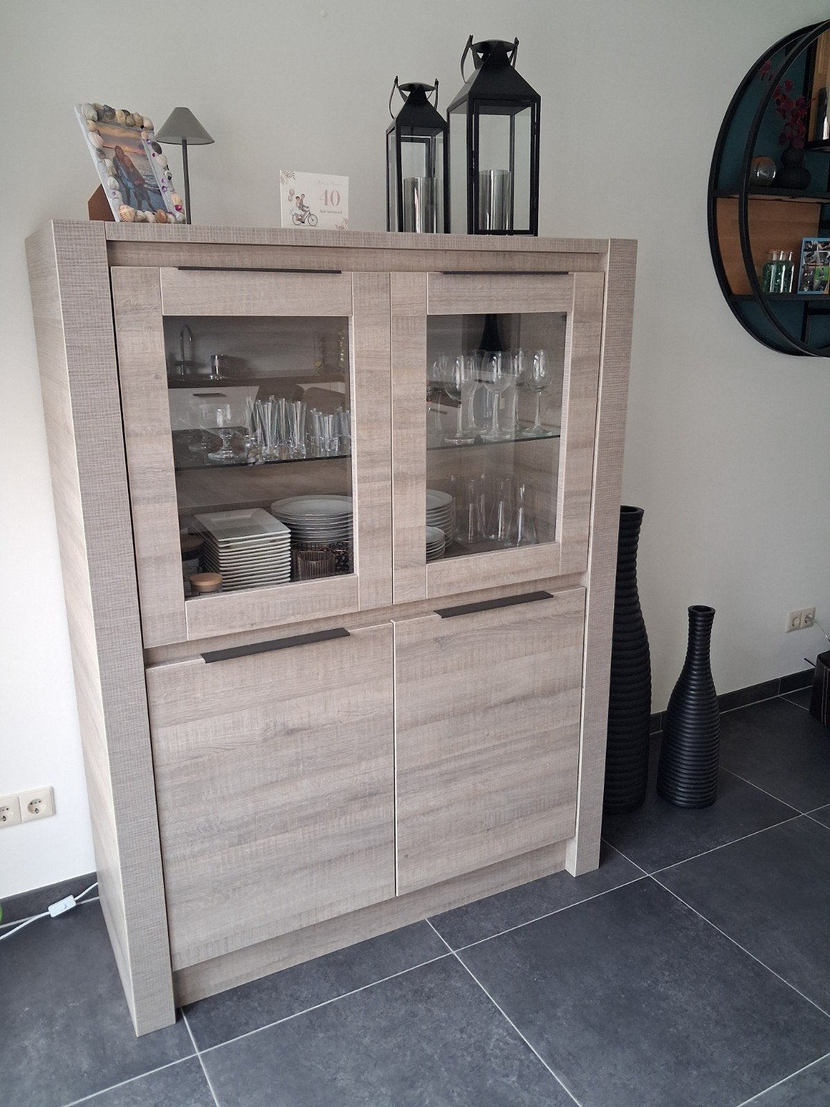 mooie buffetkast., Ophalen, Gebruikt, 100 tot 150 cm, 200 cm of meer