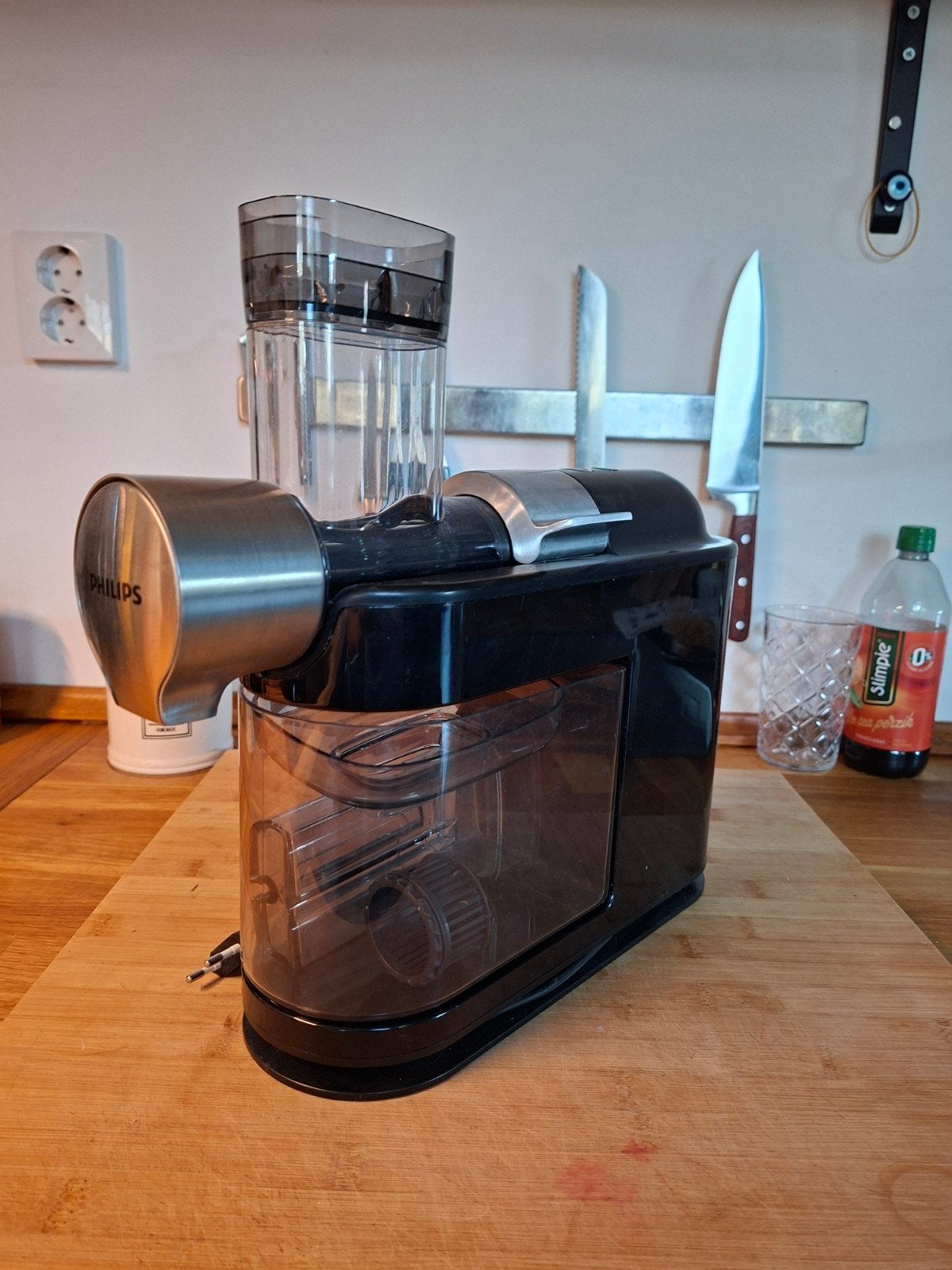Philips Slowjuicer - Zo goed als nieuw, Witgoed en Apparatuur, Juicers, Ophalen, Zo goed als nieuw, Elektrisch, Slowjuicer