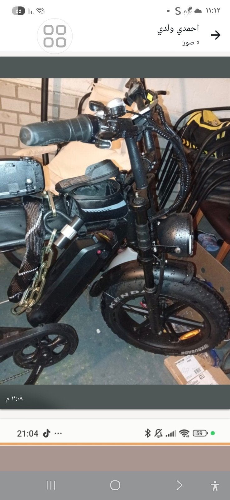 V8 fatbike 3 acus 2 laders 2slotten en voor2maanden gebruikt, Fietsen en Brommers, Brommers | Tomos, Ophalen, Zo goed als nieuw