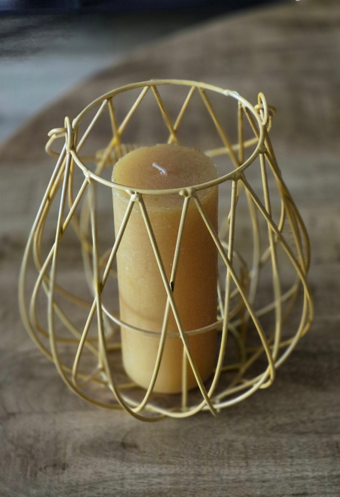 Diverse okergele woonaccessoires, Vintage, Ophalen of Verzenden, Zo goed als nieuw, Metaal