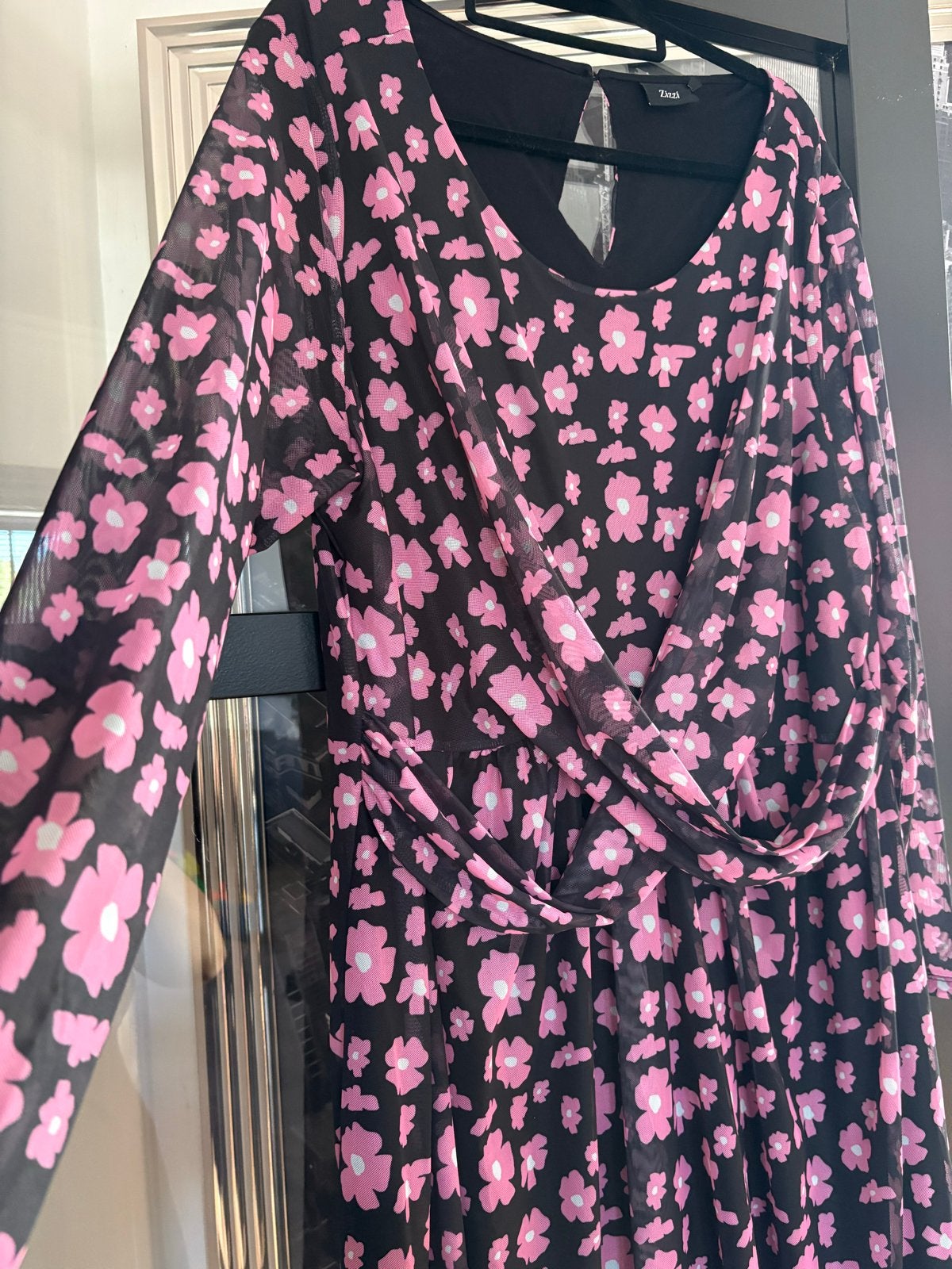 Zizzi jurk - Maat 54, Zwart, Maat 46/48 (XL) of groter, Ophalen of Verzenden, Zo goed als nieuw