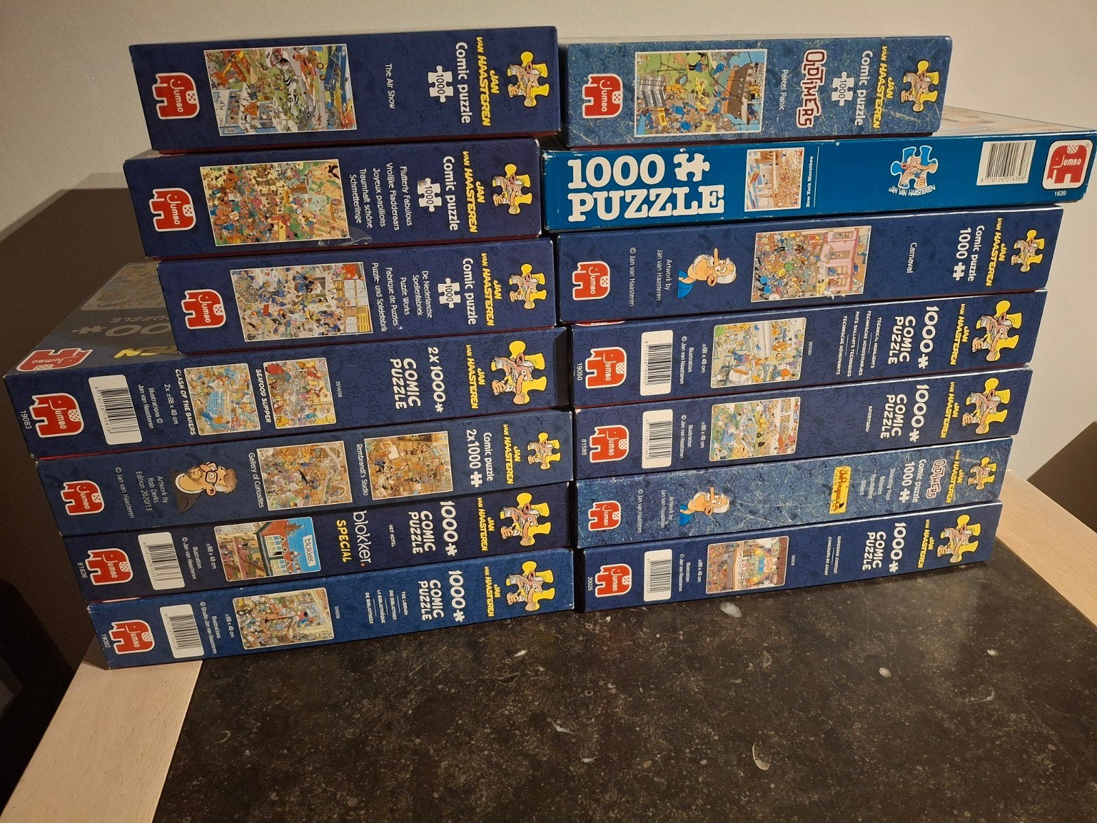 J. v. Haasteren puzzels, Ophalen, 500 t/m 1500 stukjes, Gebruikt