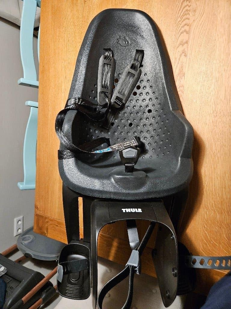 Thule Yepp 2 Maxi achterzitje bagagedrager, zwart, 15 t/m 25 kg, Achterzitje, Voetsteuntjes, Thule Yepp Maxi