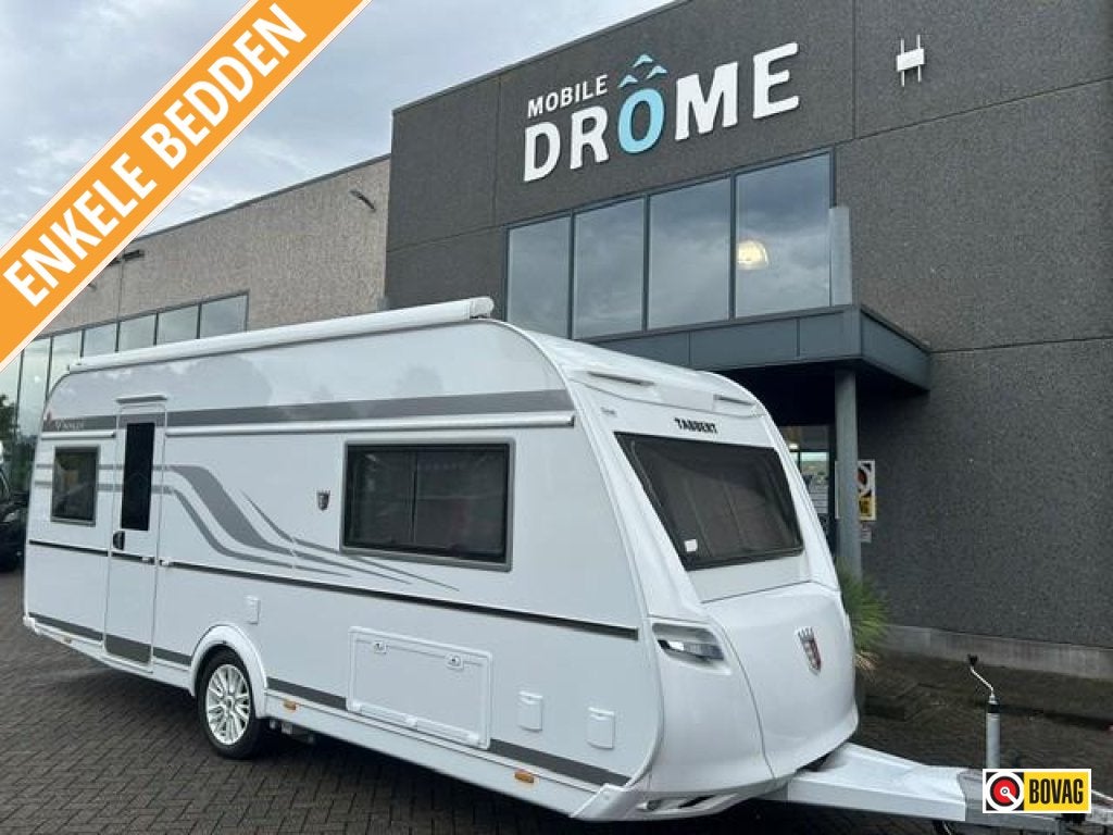 Tabbert Vivaldi 550 E FULL OPTIONS, Caravans en Kamperen, Caravans, Schokbreker, Rondzit, Tabbert, Bedrijf