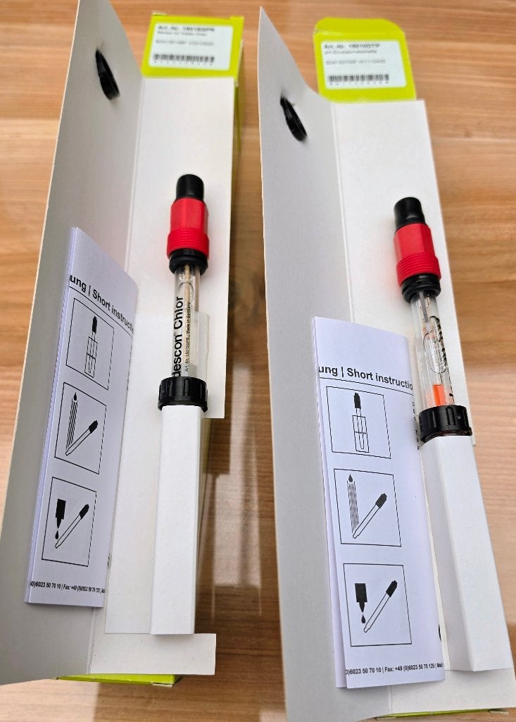 Electrode Chloor G/G Duplex ,Electrode PH, Ophalen, Minder dan 80 cm, Overige typen, Rond