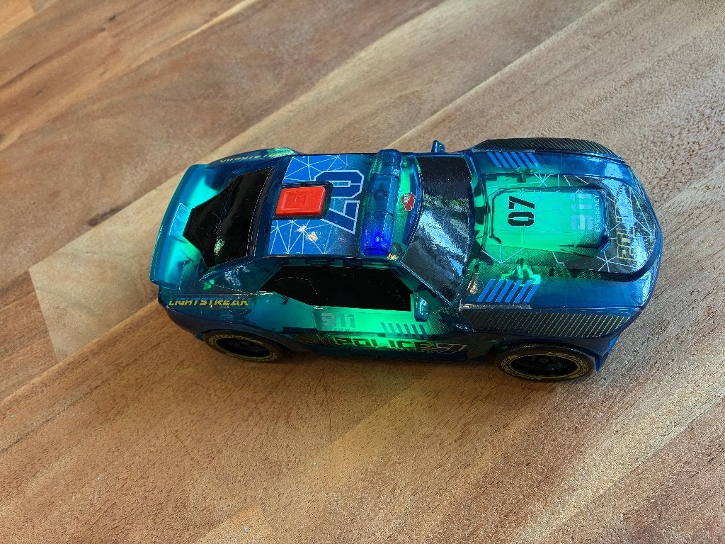 Dickie Toys lightstreak police car, Ophalen, Gebruikt