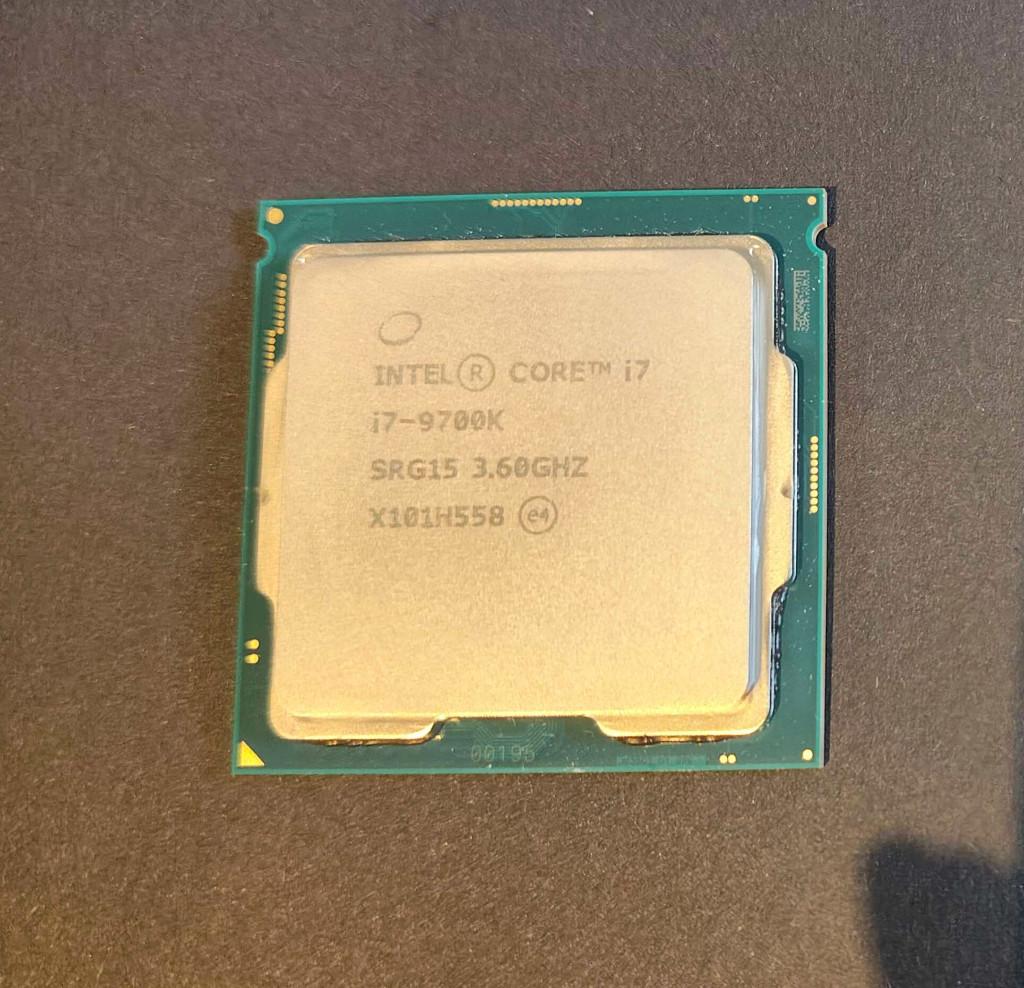 INTEL CORE i7-9700K 3.6GHZ, LGA 1151, Zo goed als nieuw, Intel Core i7, 3 tot 4 Ghz