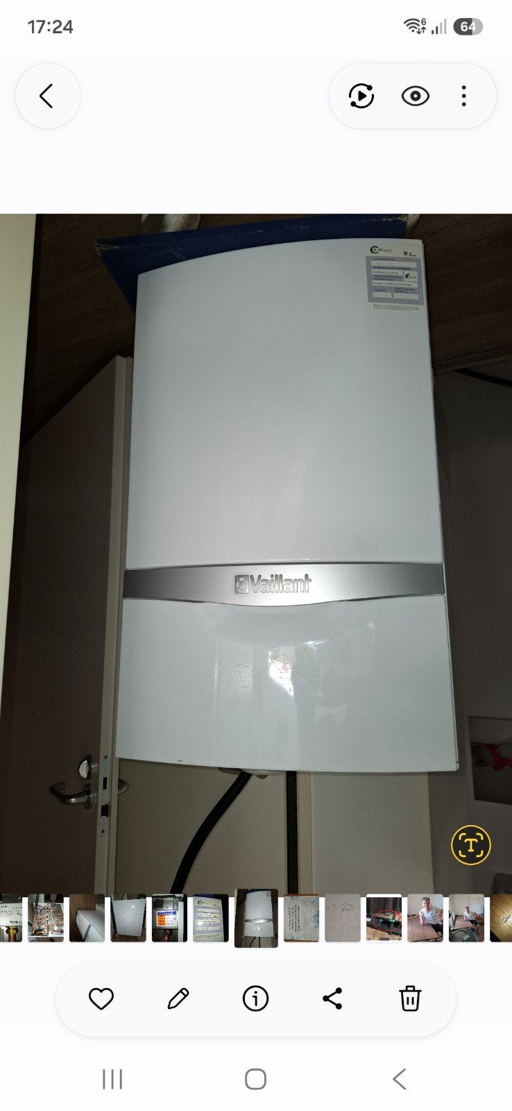Cv ketel ( 5jaar pas ) Goed merk Vaillant Eco Tec plus Cw6, Ophalen, Geiser, Minder dan 20 liter, Minder dan 3 jaar oud