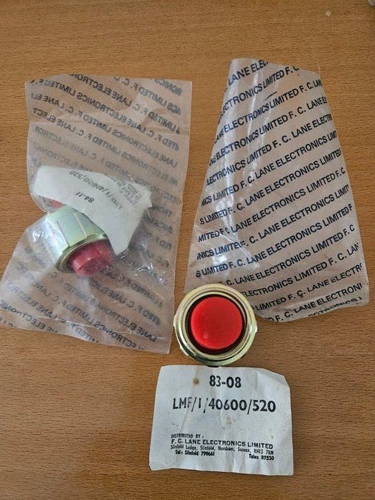 2 Nieuw Lane Electronics ronde connector LMF/1/40600/520, Ophalen of Verzenden, Nieuw