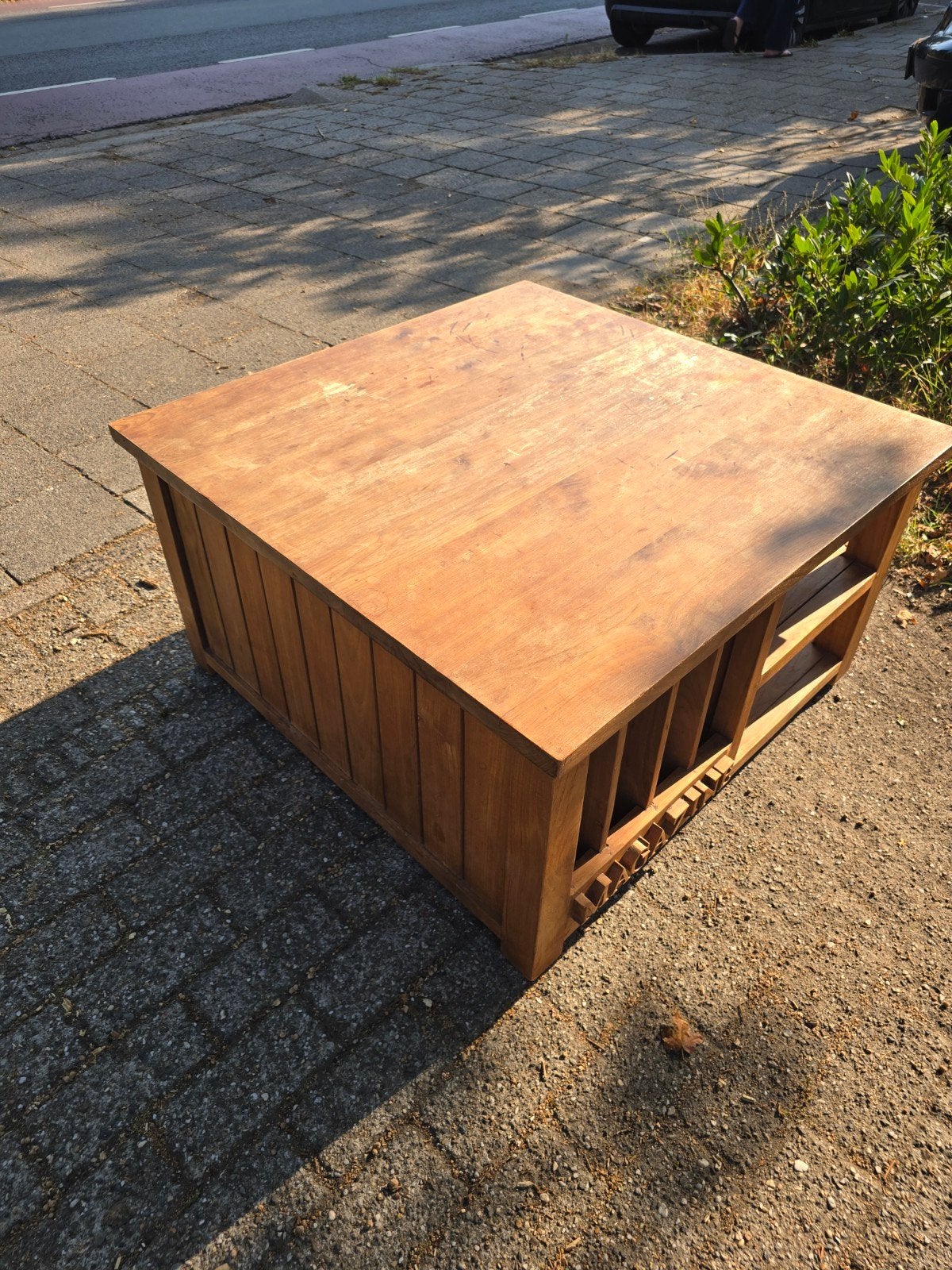 Salontafel van Teakhout - The AnTeak Collection, Huis en Inrichting, Ophalen, Gebruikt, 50 tot 100 cm, 50 tot 100 cm