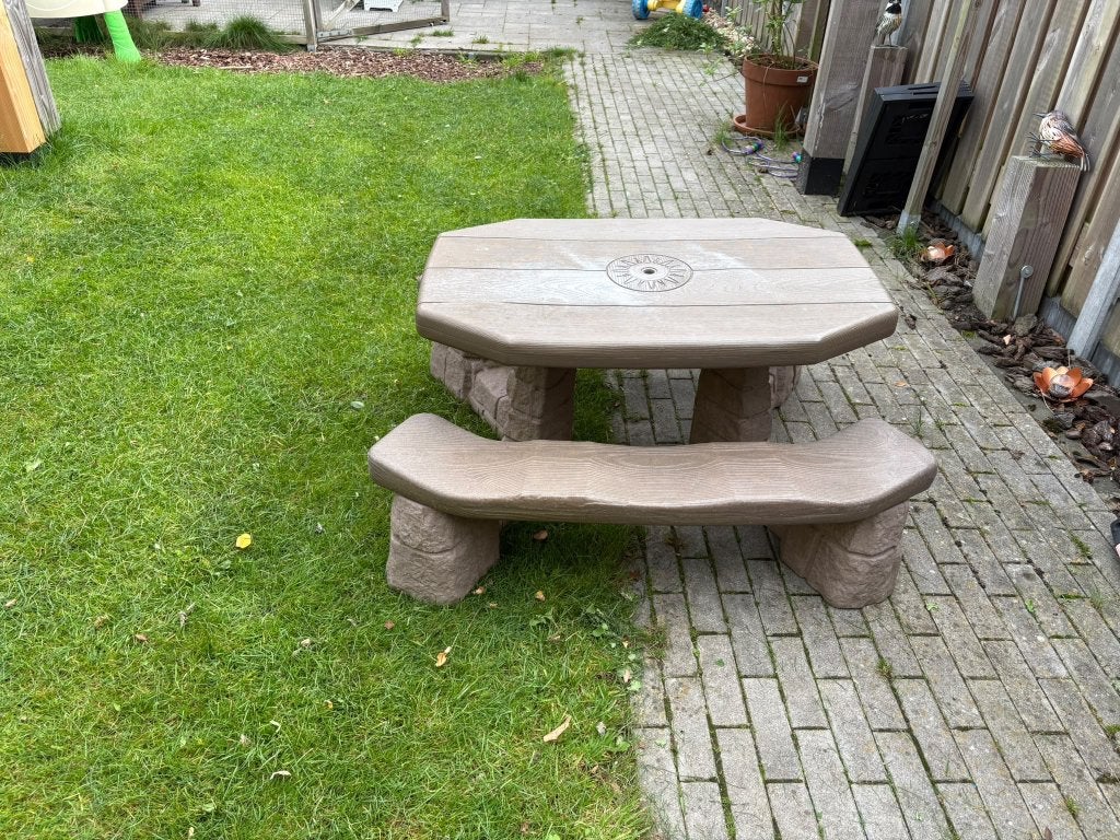 Picknick tafel kinderen, Overige materialen, Gebruikt, Rechthoekig, Ophalen
