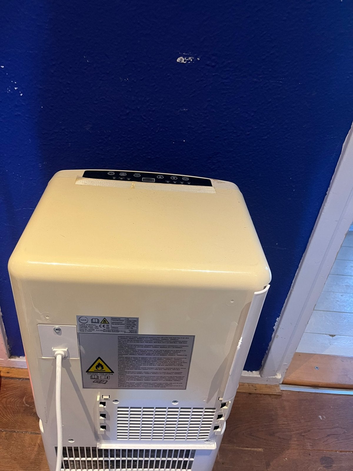 Mobiele airco fuave, Witgoed en Apparatuur, Ophalen, Minder dan 60 m³, 3 snelheden of meer, Zo goed als nieuw
