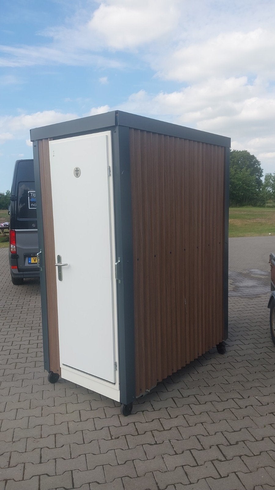 Mooie toilet unit op bokwielen 90x180cm, Verzenden, Vtv, I, G