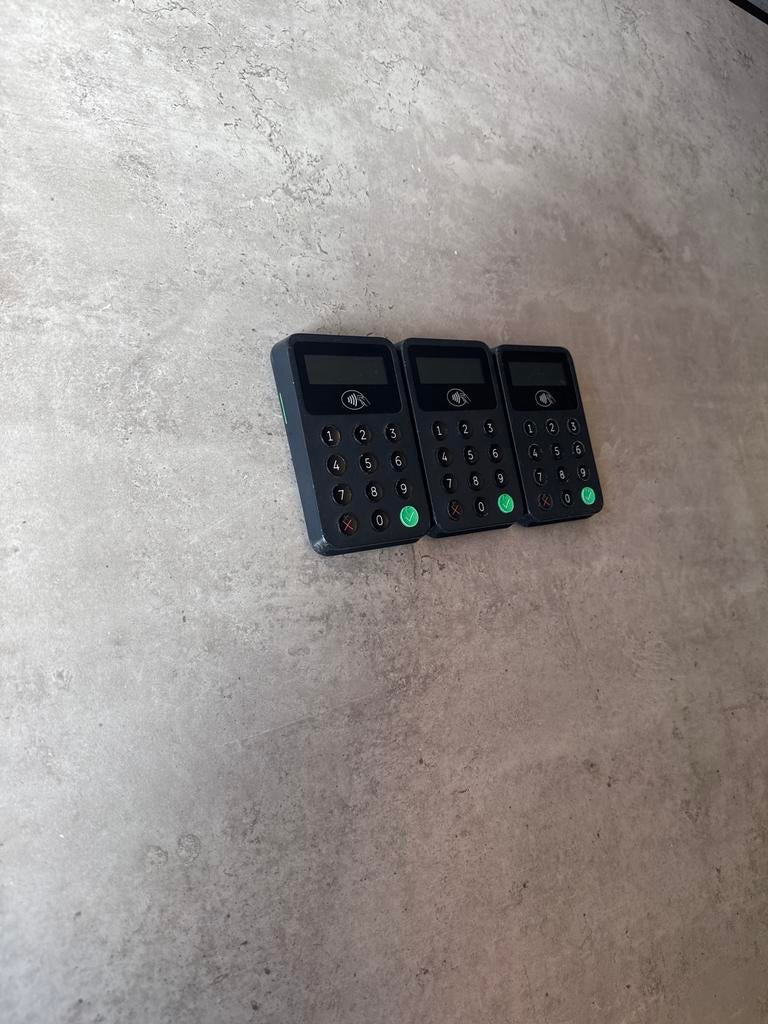 3 iZettle pinautomaten, Ophalen of Verzenden
