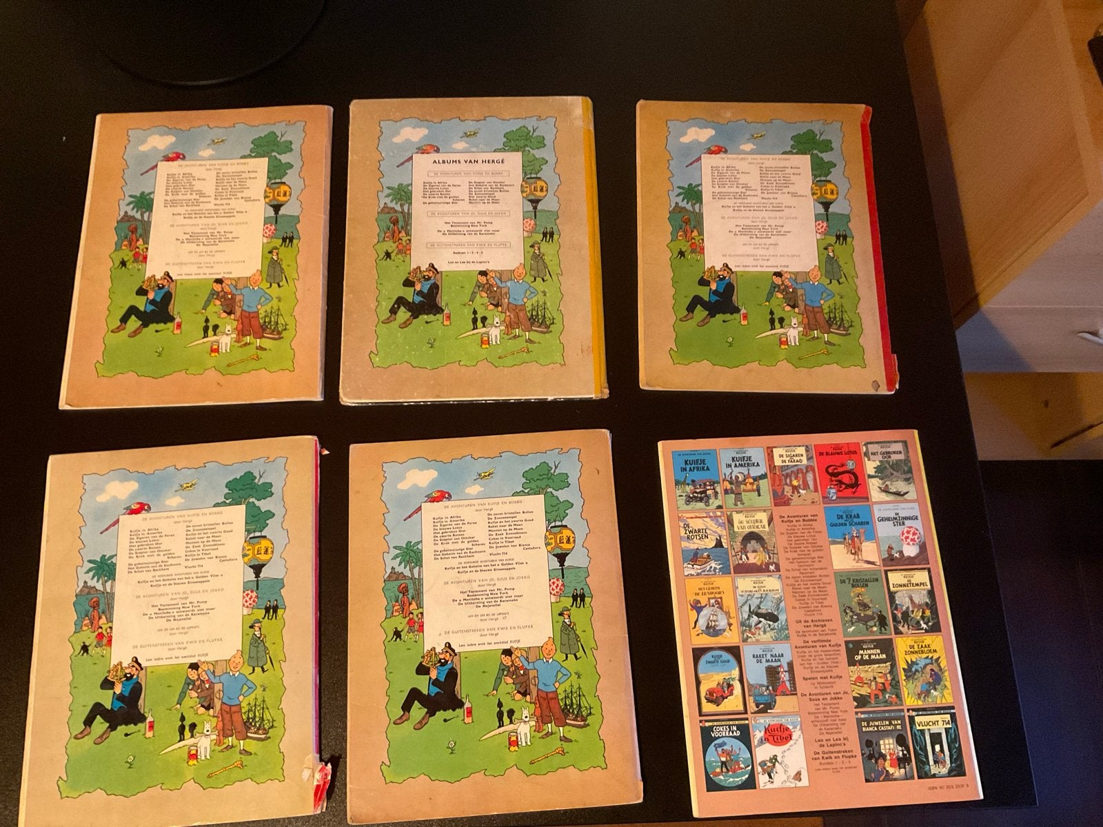 Kuifje stripboeken - Complete serie (6 stuks), Boeken, Complete serie of reeks, Ophalen of Verzenden, Gelezen