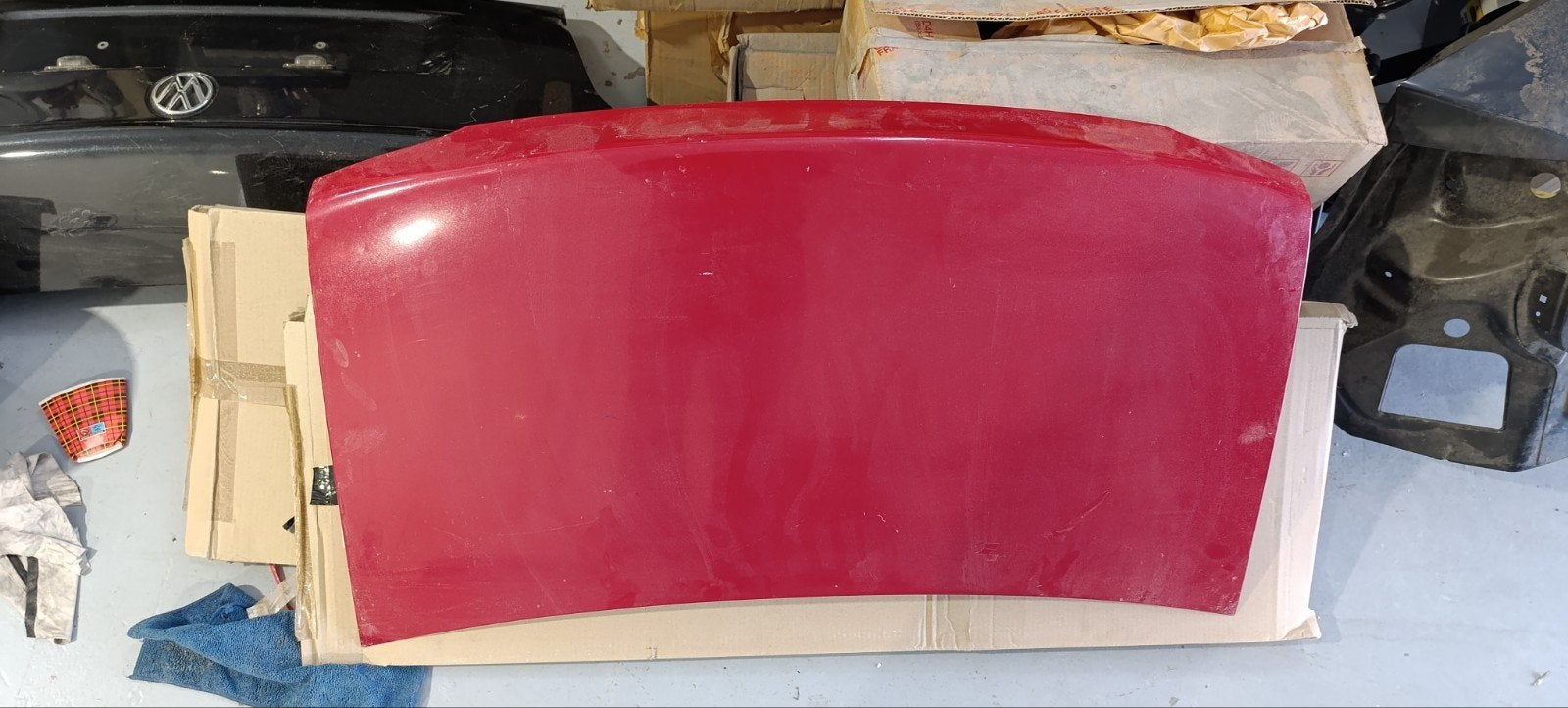 Achterklep Mazda MX-5 Miata NA - Rood, Ophalen, Gebruikt, Achterklep, Mazda