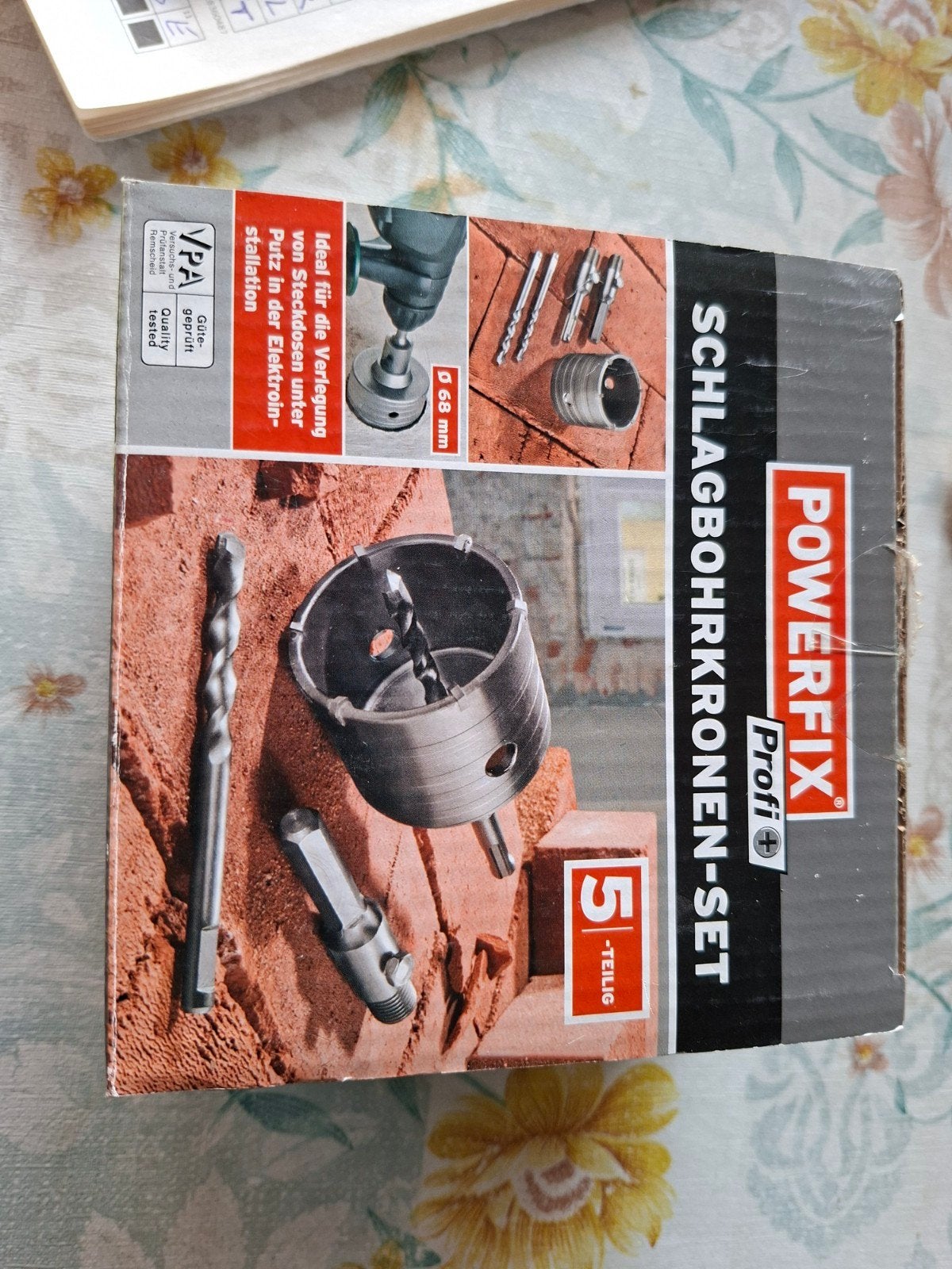 Powerfix Klopboorkronen-set 5-delig, Ophalen of Verzenden