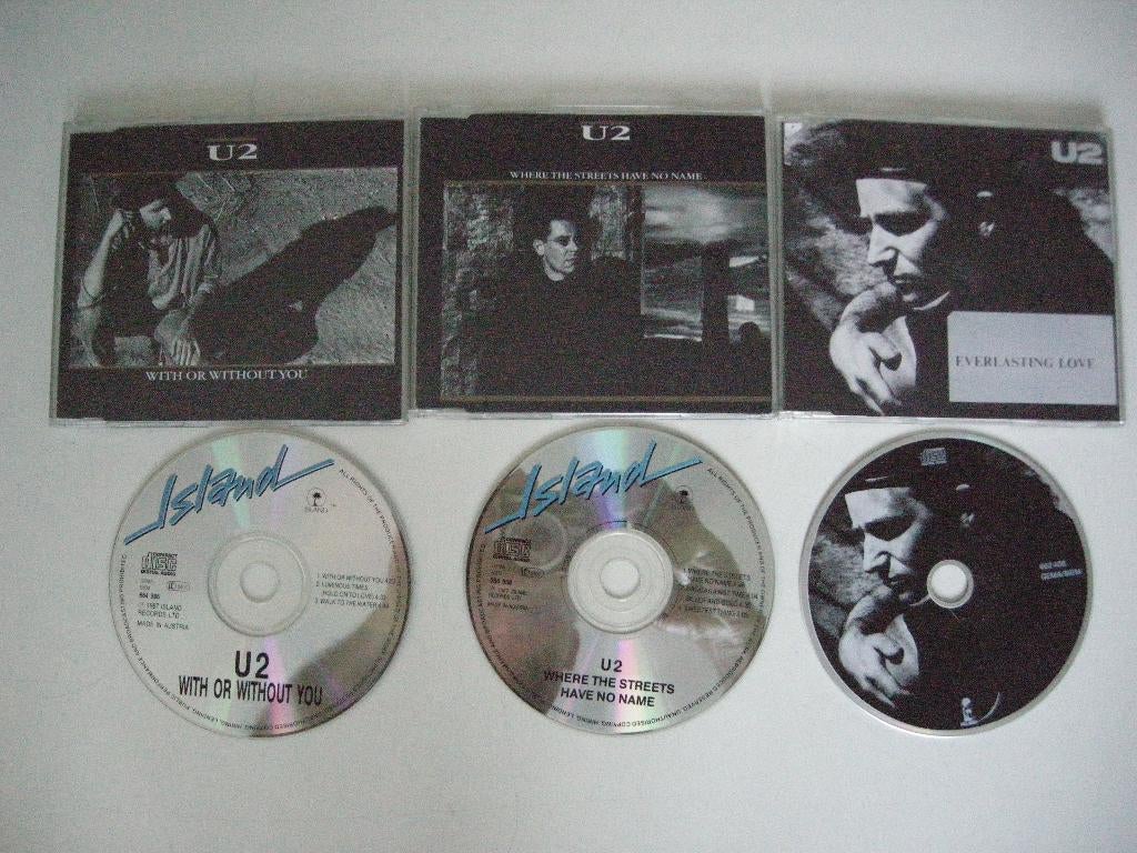 U2 Everlasting love Where the streets have no name With or ., Ophalen, Zo goed als nieuw, Progressive