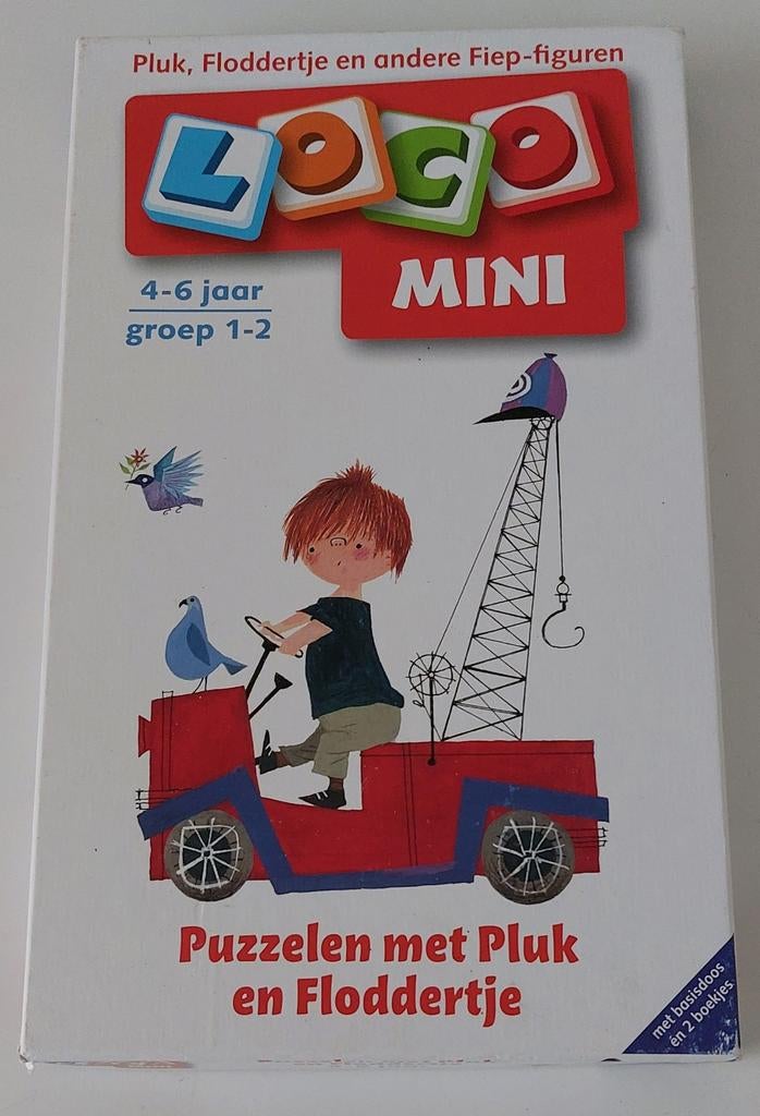 Mini loco pluk en floddertje basisdoos met 2 boekjes, Kinderen en Baby's, Speelgoed | Educatief en Creatief, Ophalen of Verzenden