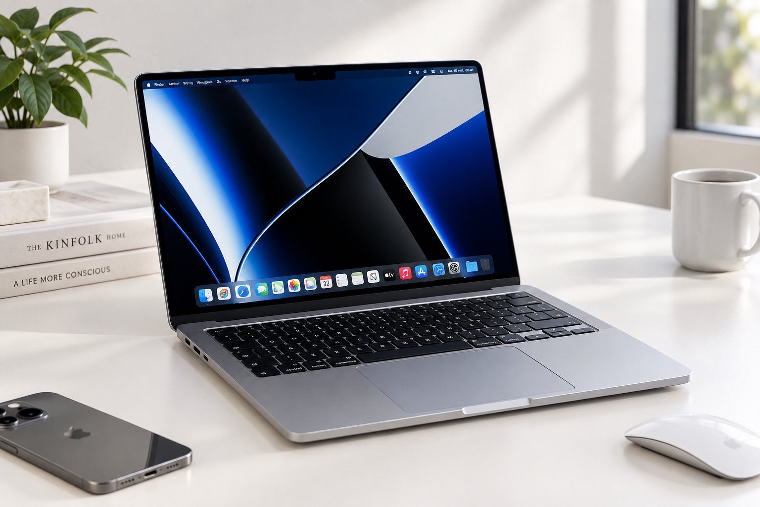 Apple MacBook Pro 14 inch (2021) - Zo goed als nieuw, Qwerty, Overige groottes, 512 GB, Zo goed als nieuw
