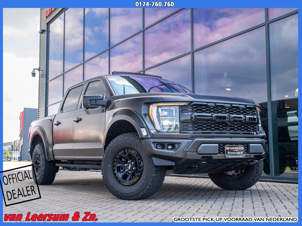 Ford USA F-150 3.5 V6 Ecoboost SuperCrew Raptor | Matzwarte, Auto's, Ford Usa, Automaat, Zwart, Bedrijf, Vierwielaandrijving