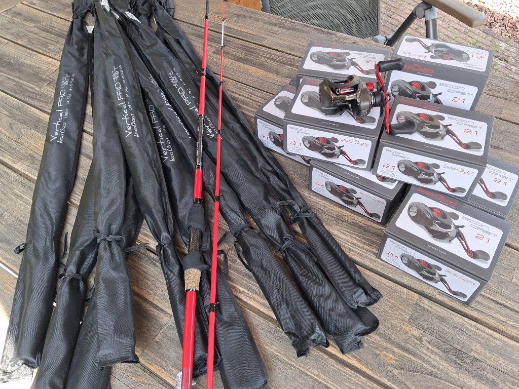 (Iron Claw) Combo Baitcaster set....Hengel+Reel, Watersport en Boten, Hengelsport | Roofvissen, Ophalen of Verzenden, Complete set