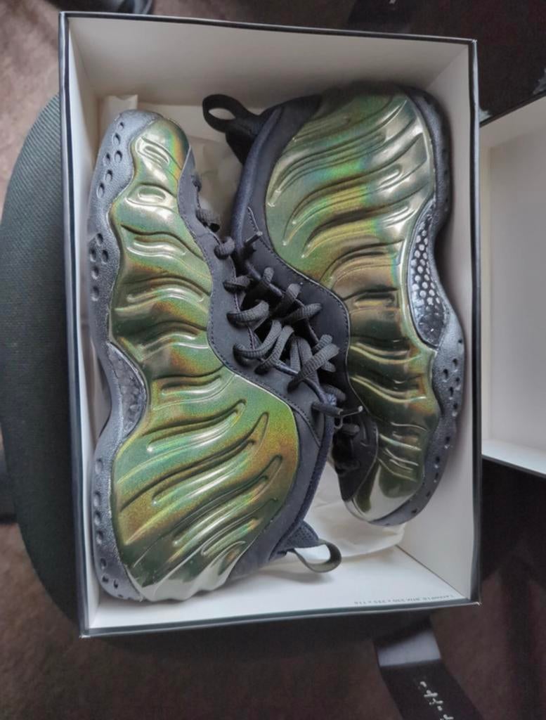 Nike Air Foampostie One - Legion Green, Overige kleuren, Ophalen of Verzenden, Sneakers of Gympen, Zo goed als nieuw