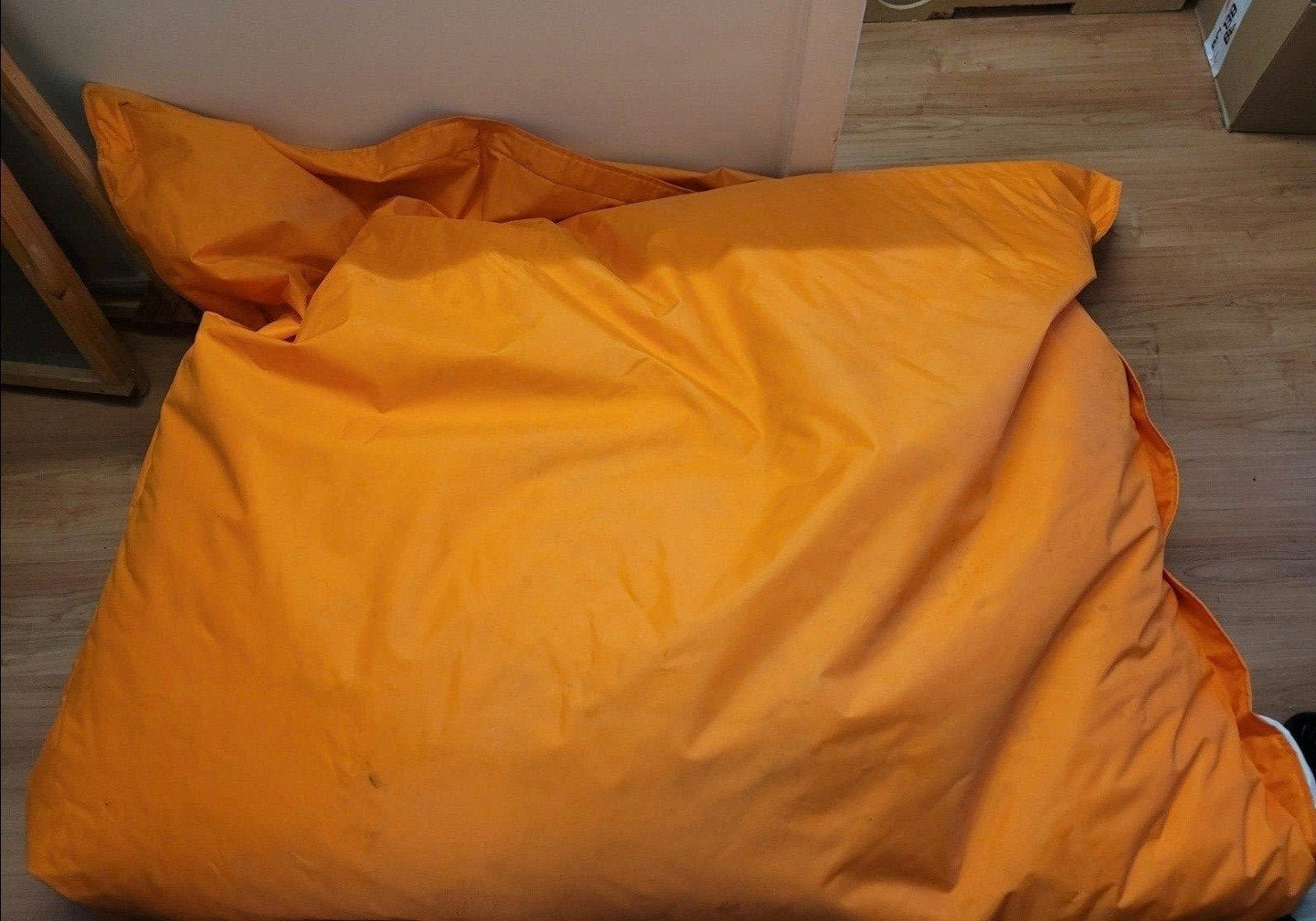 Comfortabele zitzak, Ophalen, Gebruikt, Oranje, Zitzak