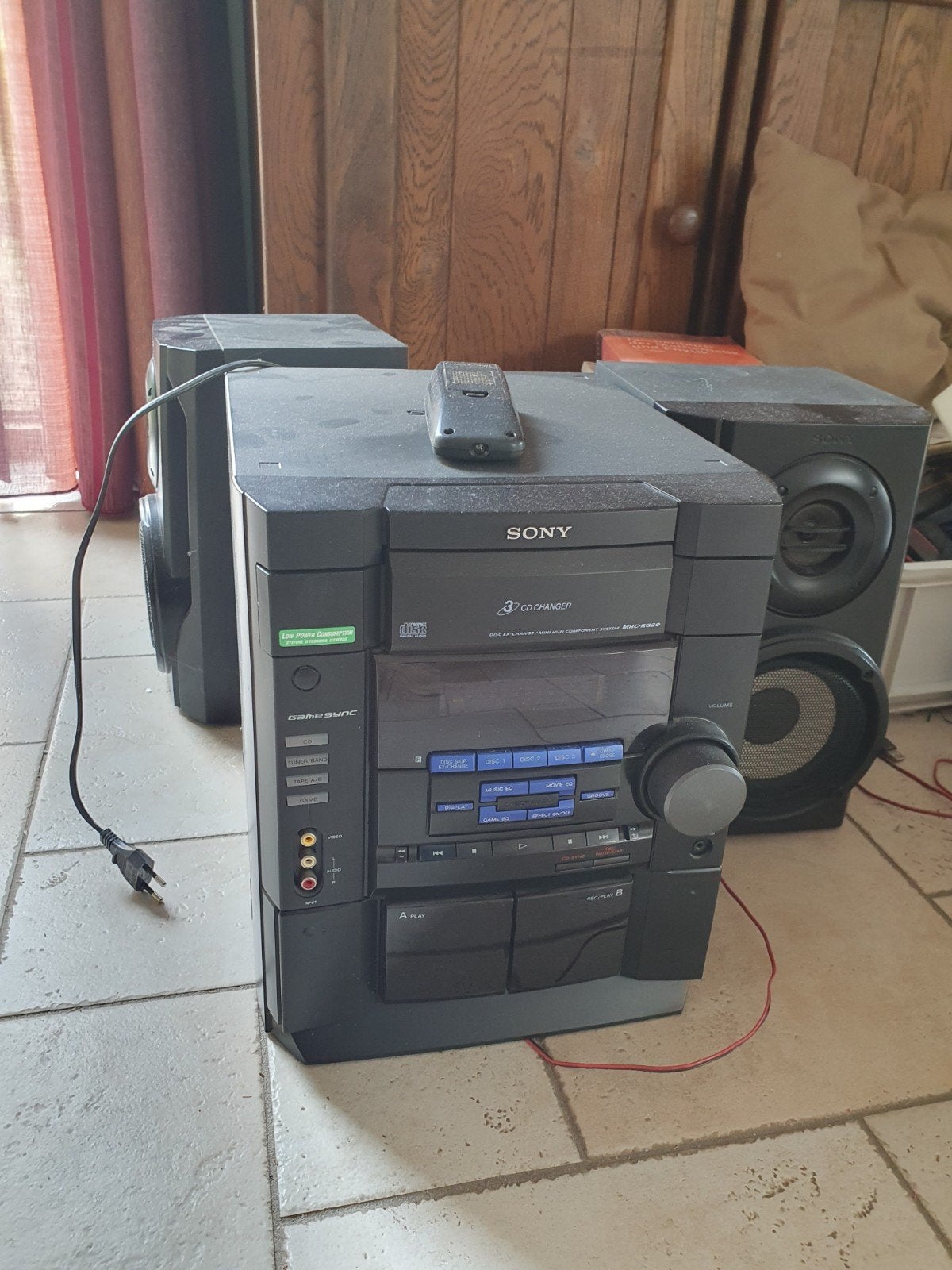 Sony Radio Cassette CD-speler met 2 boxen, Ophalen, Gebruikt, Cassettedeck, Sony