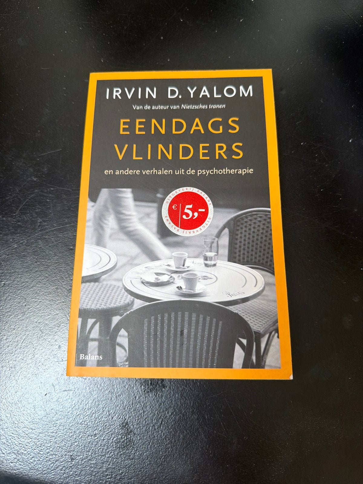Eendagsvlinders - Irvin D. Yalom (Psychotherapie), Boeken, Ophalen of Verzenden, Zo goed als nieuw, Nederland