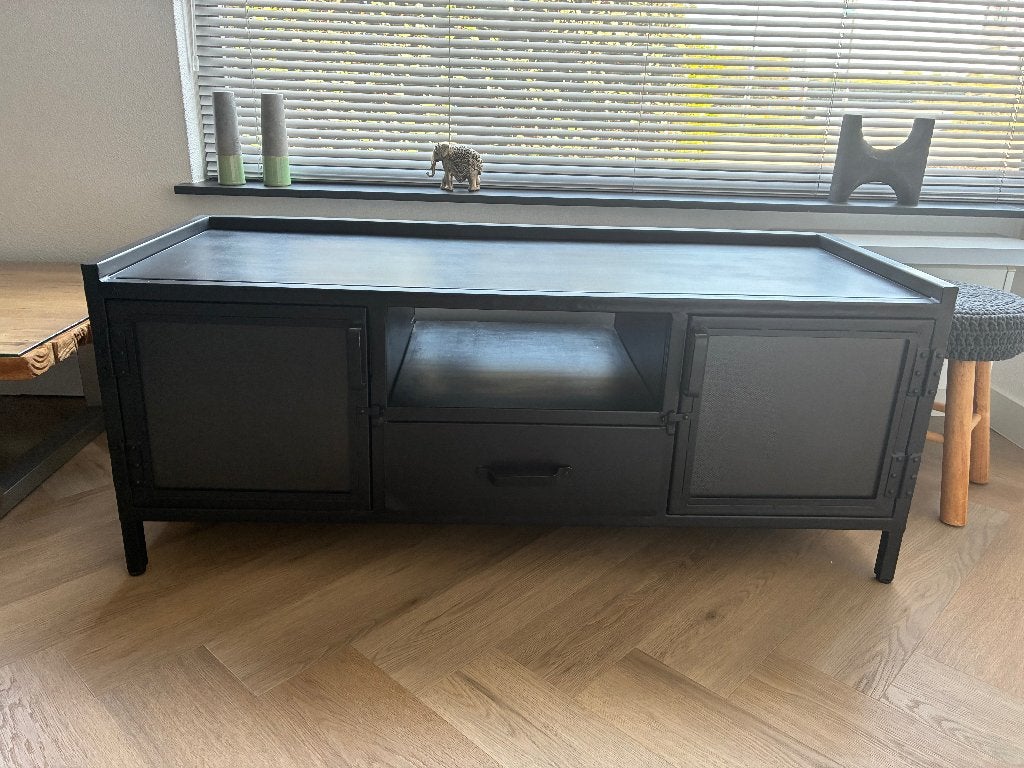 vintage tvmeubel (metaal), Ophalen, Minder dan 50 cm, Vintage, Zo goed als nieuw