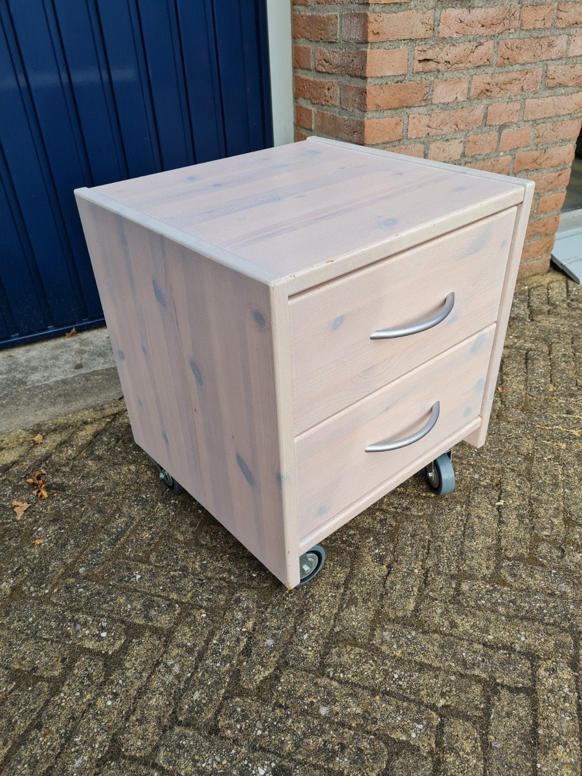 ladeblok/ nachtkastje op wielen lifetime 42x40x51, Huis en Inrichting, Ophalen, Gebruikt, 42 cm, 40 cm