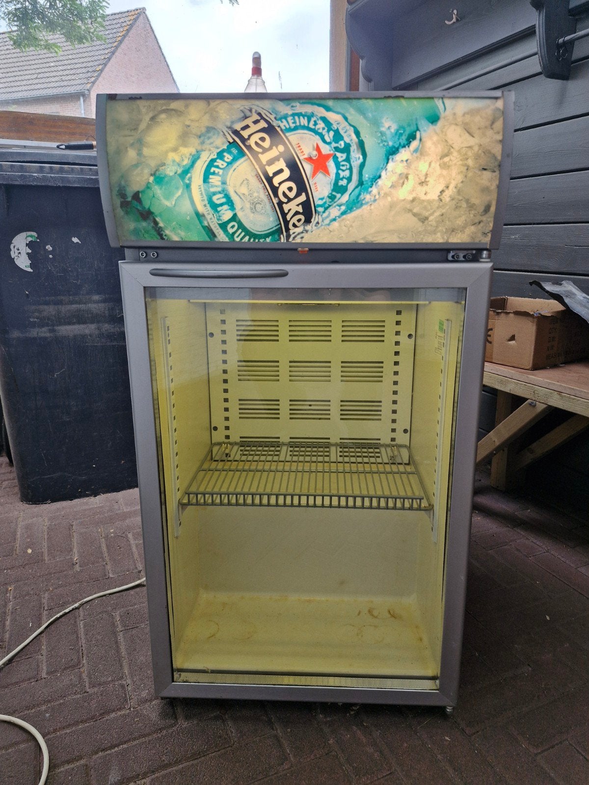 Heineken koelkast - Houdt je drankjes heerlijk koel!, Witgoed en Apparatuur, Koelkasten en IJskasten, Gebruikt, Zonder vriesvak