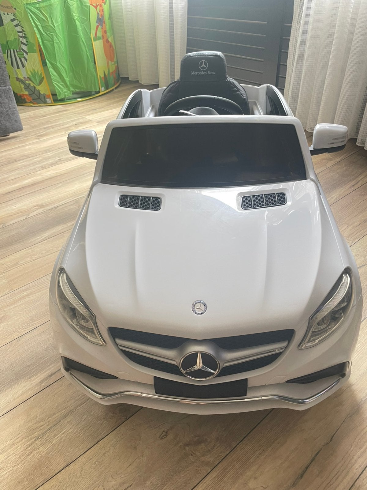 Mercedes GLC AMG Kinderauto 12V 4x4 + Afstandsbediening -Wit, Kinderen en Baby's, Ophalen, Zo goed als nieuw