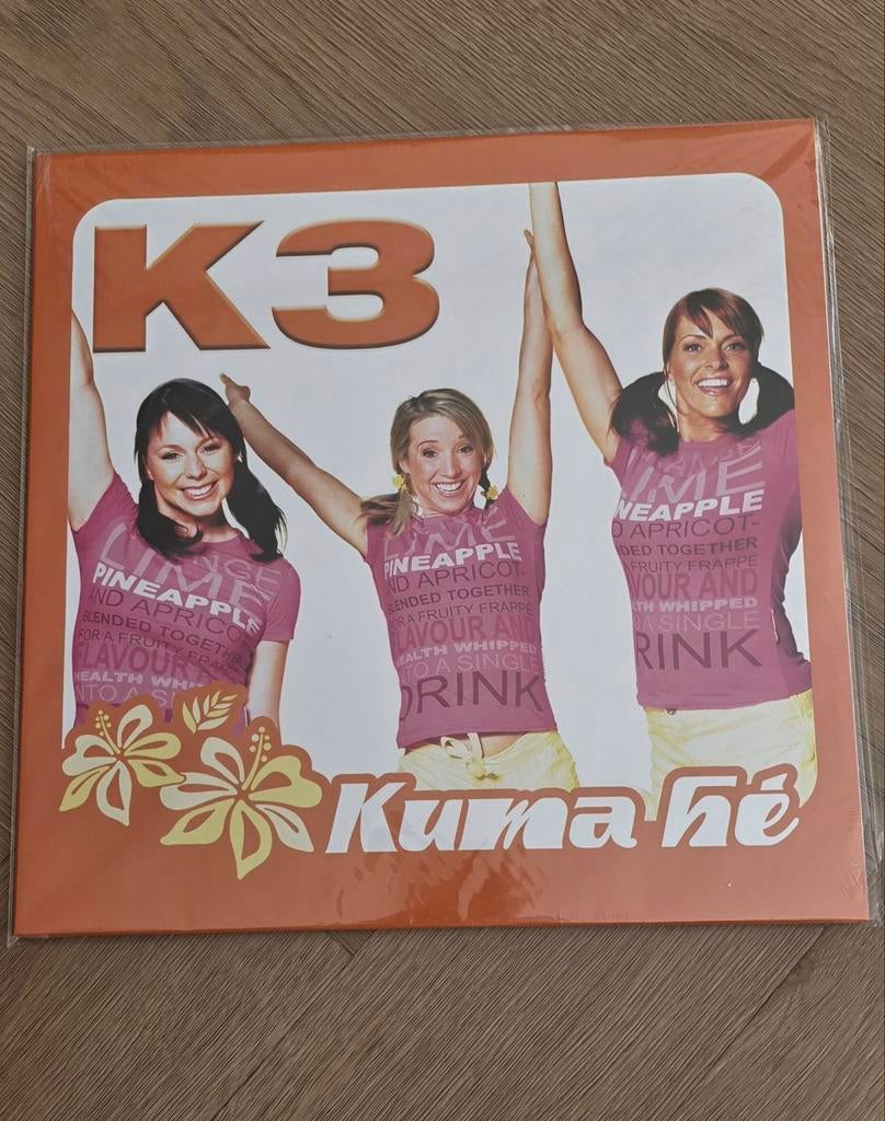 K3 Kuma Hé RSD oranje vinyl geseald, Ophalen of Verzenden, Nieuw in verpakking, 12 inch