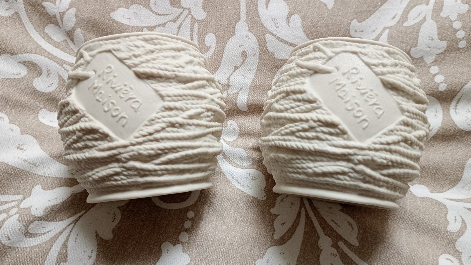 2 Rivièra Maison votives, Ophalen, Zo goed als nieuw, Steen/keramiek
