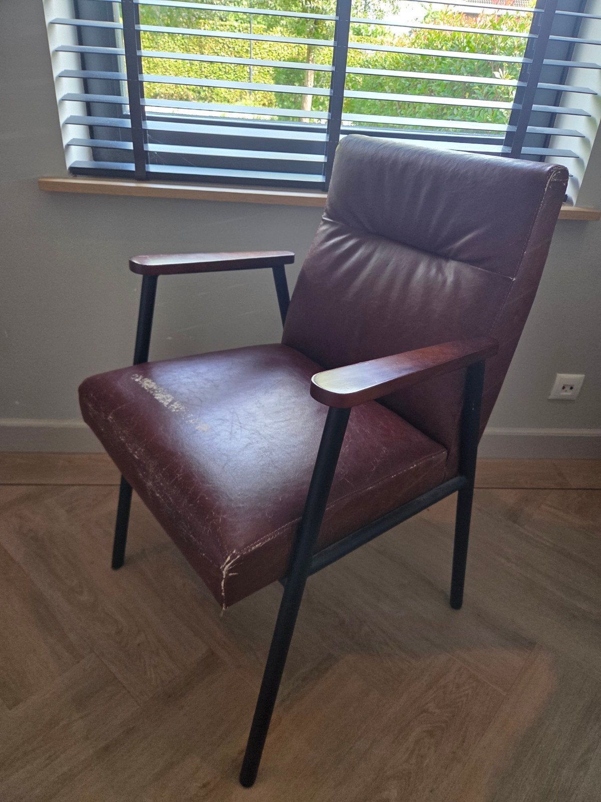 Dutchbone Fez bruine fauteuil, Huis en Inrichting, Stoelen, Ophalen, Gebruikt, Bruin, Vintage