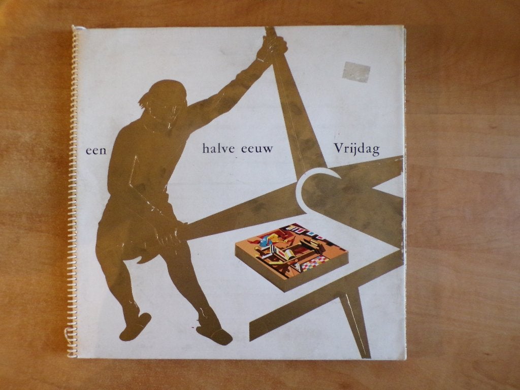 Een halve eeuw Vrijdag drukkerij Eindhoven (1955) zeldzaam, Boeken, Ophalen of Verzenden, 20e eeuw of later, Gelezen