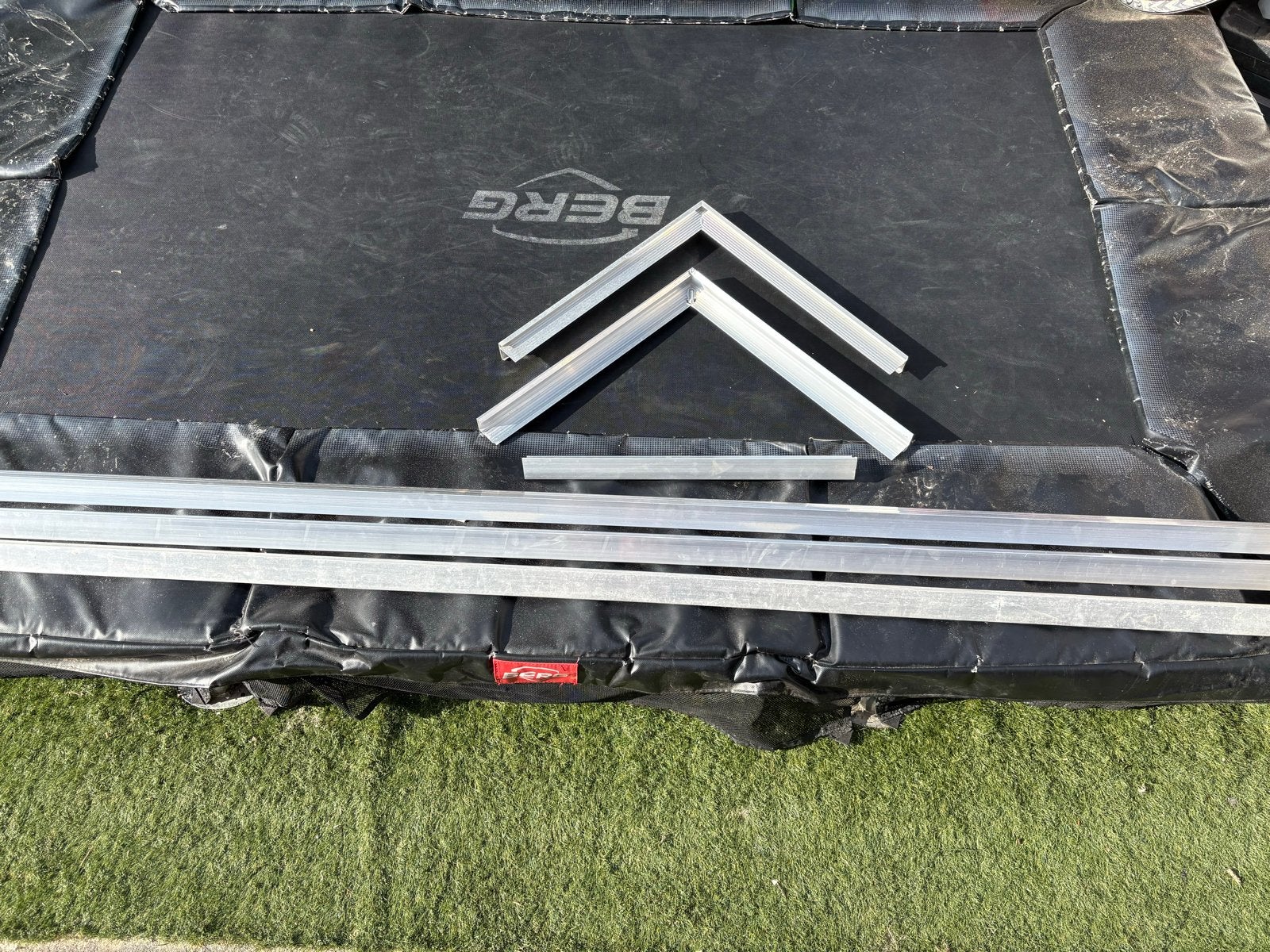 Daktrimmen - Aluminium profielen voor dakrandafwerking, Doe-het-zelf en Verbouw, Ophalen, Gebruikt, Aluminium