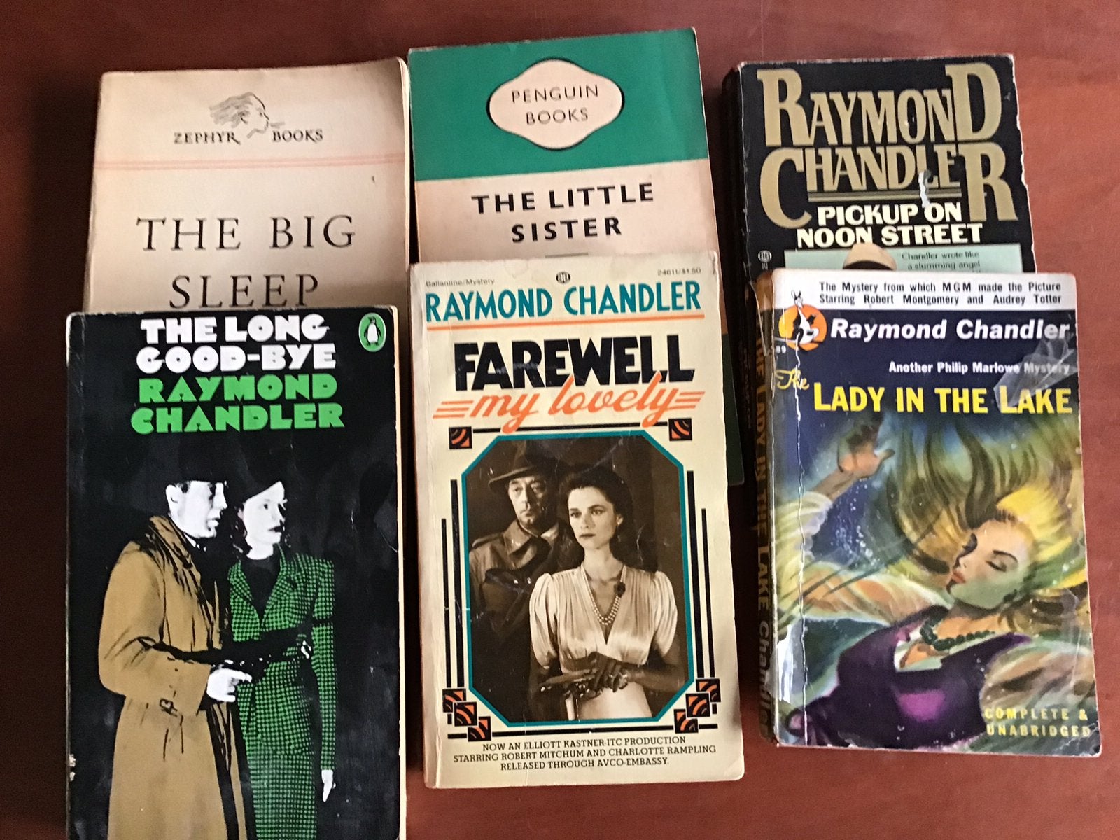 Raymond Chandler, 6 detectives, Boeken, Ophalen, Gelezen