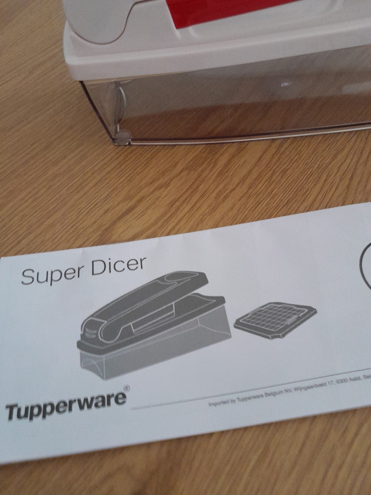 Tupperware Super Dicer - Nieuw in doos, Wit, Overige typen, Nieuw, Ophalen of Verzenden